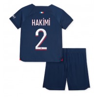 Paris Saint-Germain Achraf Hakimi #2 Domaci Dres za djecu 2023-24 Kratak Rukav (+ Kratke hlače)